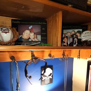 Cube Shelf with hangers for hats, jackets, anything